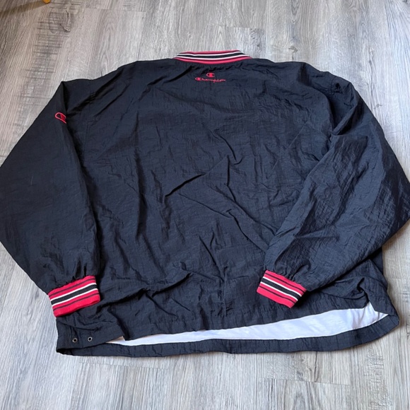 Champion Lined Pullover Windbreaker with Zipper Pockets Men's Size XXL - Picture 8 of 9